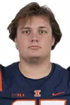 CHAMPAIGN, IL - August 12, 2023 - Illinois Offensive Lineman Will Leys (#67) headshot taken during 2023 Media Day at Memorial Stadium in Champaign, IL. Photo By Kevin Snyder