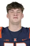 CHAMPAIGN, IL - August 12, 2023 - Illinois Long Snapper Patrick Mahoney III (#52) headshot taken during 2023 Media Day at Memorial Stadium in Champaign, IL. Photo By Della Perrone