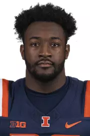 CHAMPAIGN, IL - August 12, 2023 - Illinois Defensive Back Mike Manning (#26) headshot taken during 2023 Media Day at Memorial Stadium in Champaign, IL. Photo By Kevin Snyder