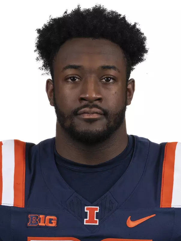 CHAMPAIGN, IL - August 12, 2023 - Illinois Defensive Back Mike Manning (#26) headshot taken during 2023 Media Day at Memorial Stadium in Champaign, IL. Photo By Kevin Snyder