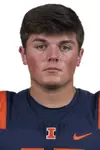 CHAMPAIGN, IL - August 12, 2023 - Illinois Long Snapper Alex McLaughlin (#42) headshot taken during 2023 Media Day at Memorial Stadium in Champaign, IL. Photo By Kevin Snyder
