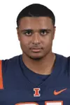 CHAMPAIGN, IL - August 12, 2023 - Illinois Tight End Griffin Moore (#81) headshot taken during 2023 Media Day at Memorial Stadium in Champaign, IL. Photo By Kevin Snyder