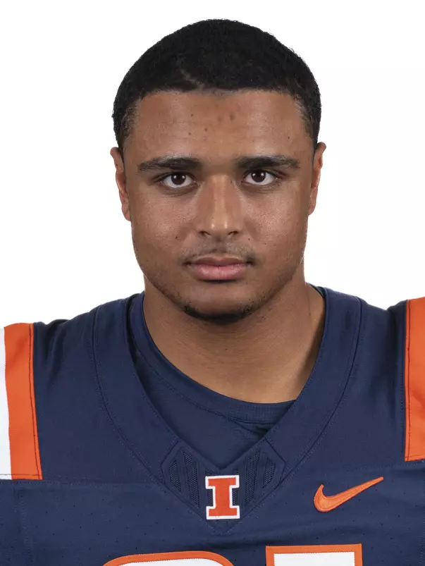 CHAMPAIGN, IL - August 12, 2023 - Illinois Tight End Griffin Moore (#81) headshot taken during 2023 Media Day at Memorial Stadium in Champaign, IL. Photo By Kevin Snyder