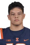 CHAMPAIGN, IL - August 12, 2023 - Illinois Defensive Lineman Mason Muragin (#18) headshot taken during 2023 Media Day at Memorial Stadium in Champaign, IL. Photo By Kevin Snyder