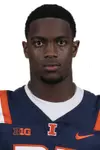 CHAMPAIGN, IL - August 12, 2023 - Illinois Defensive Back Kaleb Patterson (#22) headshot taken during 2023 Media Day at Memorial Stadium in Champaign, IL. Photo By Kevin Snyder