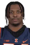 CHAMPAIGN, IL - August 12, 2023 - Illinois Offensive Lineman Julian Pearl (#54) headshot taken during 2023 Media Day at Memorial Stadium in Champaign, IL. Photo By Kevin Snyder