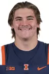 CHAMPAIGN, IL - August 12, 2023 - Illinois Linebacker Ronan Poynton (#40) headshot taken during 2023 Media Day at Memorial Stadium in Champaign, IL. Photo By Kevin Snyder