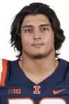CHAMPAIGN, IL - August 12, 2023 - Illinois Linebacker Dylan Rosiek (#28) headshot taken during 2023 Media Day at Memorial Stadium in Champaign, IL. Photo By Kevin Snyder