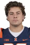 CHAMPAIGN, IL - August 12, 2023 - Illinois Tight End Ben Schultz (#36) headshot taken during 2023 Media Day at Memorial Stadium in Champaign, IL. Photo By Kevin Snyder