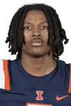 CHAMPAIGN, IL - August 12, 2023 - Illinois Defensive Back Zachary Tobe (#5) headshot taken during 2023 Media Day at Memorial Stadium in Champaign, IL. Photo By Della Perrone