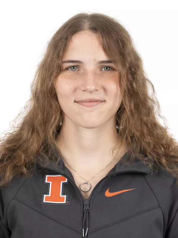 CHAMPAIGN, IL - September 04, 2023 - Illinois Swimmer Martina Cibulkova headshot taken during 2023-2024 Production Day at Fighting Illini Center for Excellence in Champaign, IL. Photo By Kevin Snyder