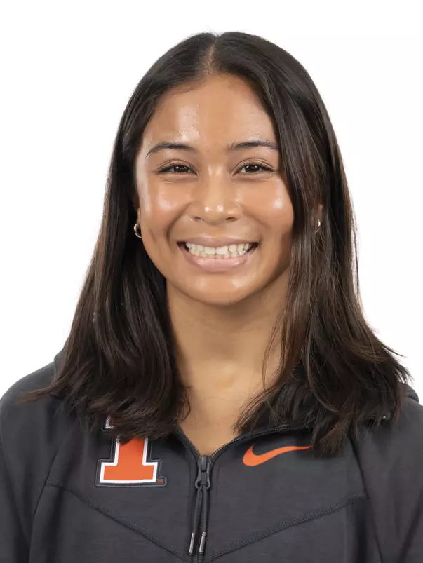 CHAMPAIGN, IL - September 04, 2023 - Illinois Diver Elle Crisostomo headshot taken during 2023-2024 Production Day at Fighting Illini Center for Excellence in Champaign, IL. Photo By Kevin Snyder