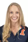 CHAMPAIGN, IL - September 04, 2023 - Illinois Head Diving Coach Tricia Grant headshot taken during 2023-2024 Production Day at Fighting Illini Center for Excellence in Champaign, IL. Photo By Kevin Snyder