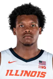 CHAMPAIGN, IL - September 06, 2023 - Illinois Forward Amani Hansberry (#35) headshot taken during 2023-2024 Production Day at Ubben Basketball Complex in Champaign, IL. Photo By Kevin Snyder