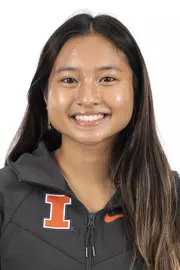 CHAMPAIGN, IL - September 04, 2023 - Illinois Diver Hannah Hong headshot taken during 2023-2024 Production Day at Fighting Illini Center for Excellence in Champaign, IL. Photo By Kevin Snyder