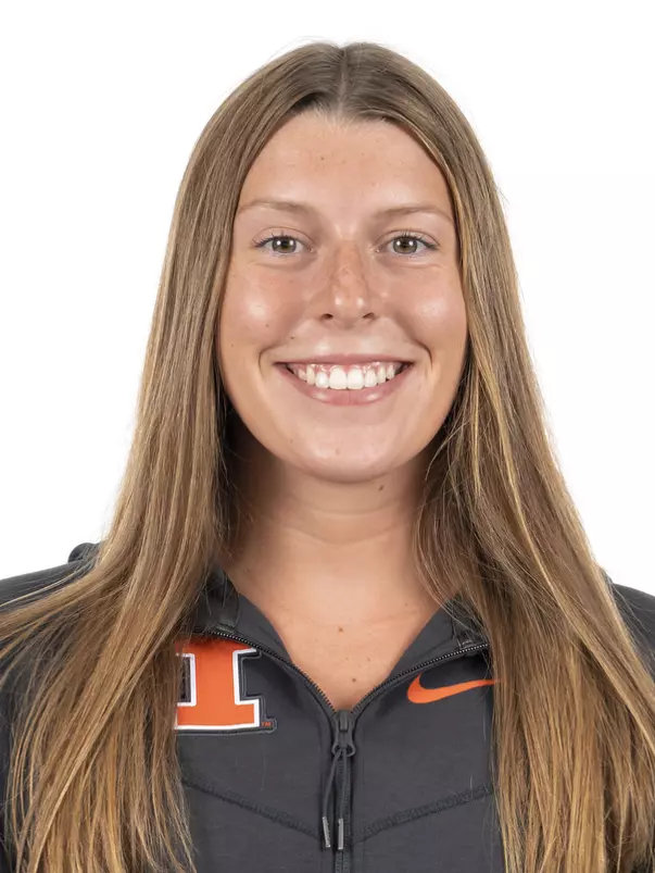 CHAMPAIGN, IL - September 04, 2023 - Illinois Swimmer Logan Kuehne headshot taken during 2023-2024 Production Day at Fighting Illini Center for Excellence in Champaign, IL. Photo By Kevin Snyder