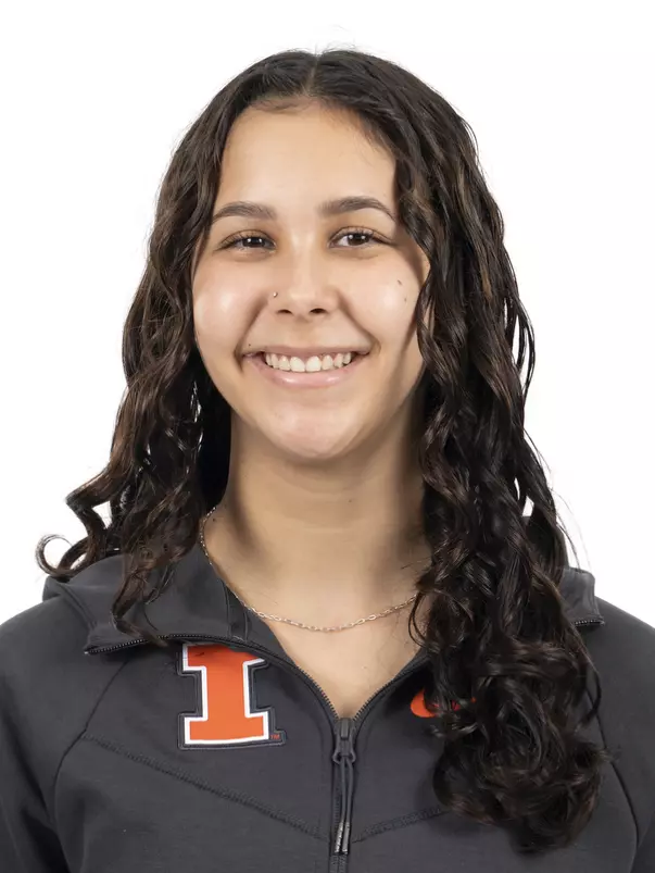 CHAMPAIGN, IL - September 04, 2023 - Illinois Diver Taylor Michael headshot taken during 2023-2024 Production Day at Fighting Illini Center for Excellence in Champaign, IL. Photo By Kevin Snyder