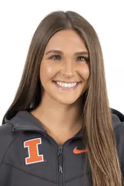 CHAMPAIGN, IL - September 04, 2023 - Illinois Swimmer Meghan Niziolek headshot taken during 2023-2024 Production Day at Fighting Illini Center for Excellence in Champaign, IL. Photo By Kevin Snyder