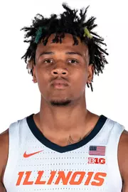 CHAMPAIGN, IL - September 06, 2023 - Illinois Guard Terrence Shannon Jr. (#0) headshot taken during 2023-2024 Production Day at Ubben Basketball Complex in Champaign, IL. Photo By Kevin Snyder