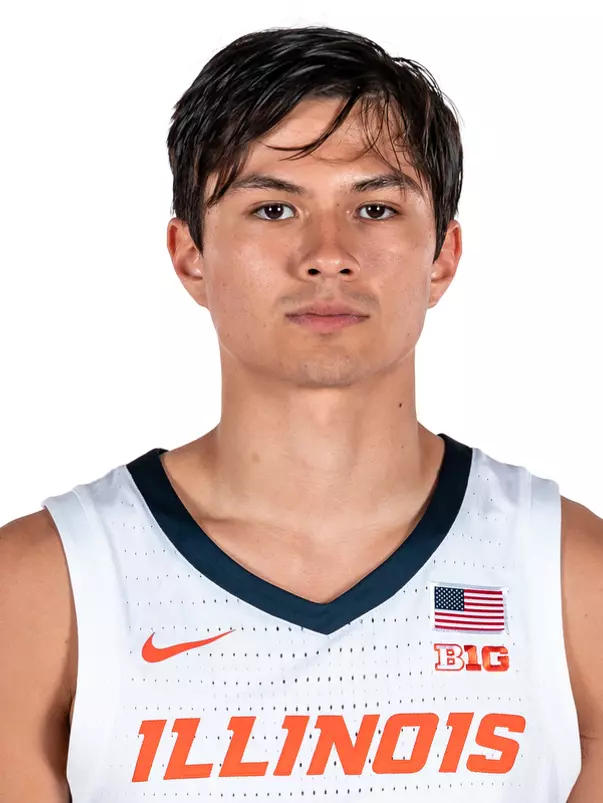 CHAMPAIGN, IL - September 06, 2023 - Illinois Guard Max Williams (#25) headshot taken during 2023-2024 Production Day at Ubben Basketball Complex in Champaign, IL. Photo By Kevin Snyder