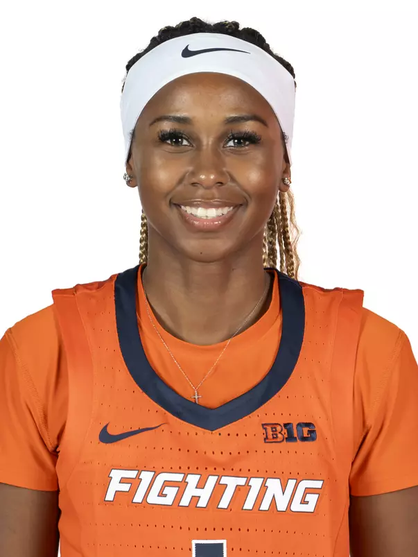 CHAMPAIGN, IL - September 21, 2023 - Illinois Guard Genesis Bryant (#1) during 2023-2024 Production Day at Ubben Basketball Complex in Champaign, IL. Photo By Kevin Snyder