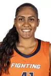 CHAMPAIGN, IL - September 21, 2023 - Illinois Center Camille Hobby (#41) headshot taken 2023-2024 Production Day at Ubben Basketball Complex in Champaign, IL. Photo By Madison Dabrowski