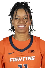 CHAMPAIGN, IL - September 21, 2023 - Illinois Guard Jada Peebles (#11) during 2023-2024 Production Day at Ubben Basketball Complex in Champaign, IL. Photo By Kevin Snyder