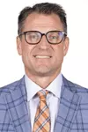 uCHAMPAIGN, IL - September 29, 2023 - Illinois Assistant Coach Geoff Alexander headshot taken during 2023-2024 Team Photo Photoshoot at Ubben Basketball Complex in Champaign, IL. Photo By Kevin Snyder