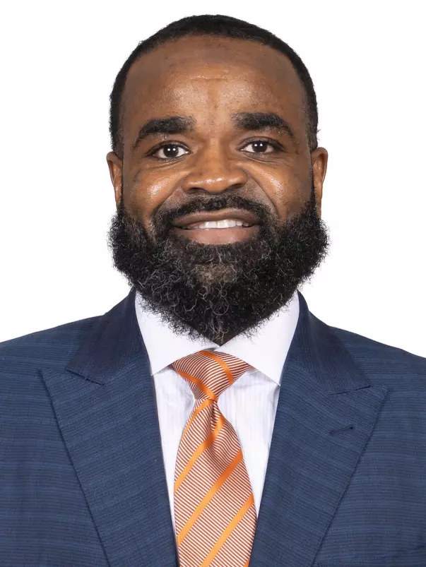CHAMPAIGN, IL - September 29, 2023 - Illinois Assistant Coach Tim Anderson headshot taken during 2023-2024 Team Photo Photoshoot at Ubben Basketball Complex in Champaign, IL. Photo By Kevin Snyder
