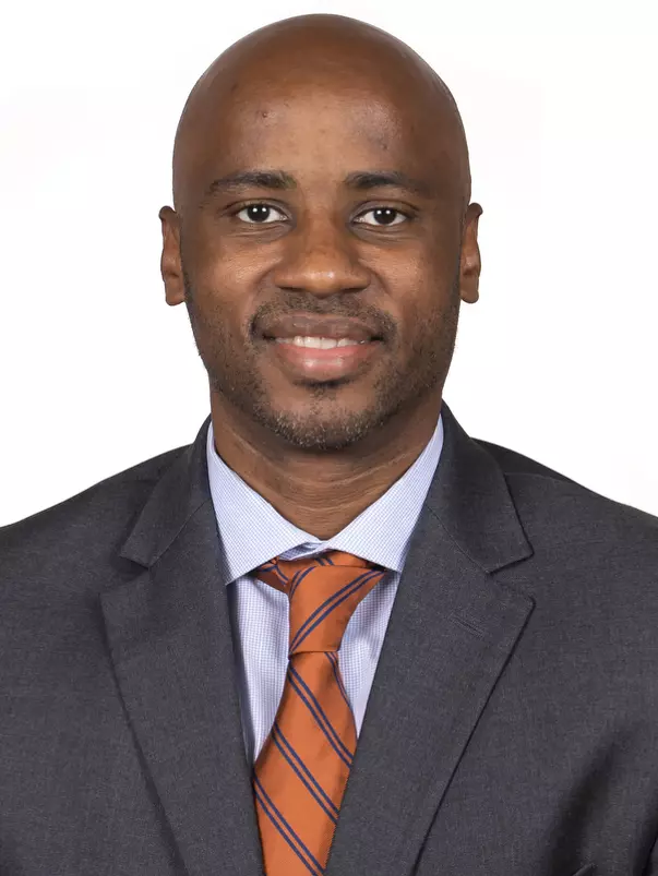CHAMPAIGN, IL - September 29, 2023 - Illinois Assistant Coach Chester Frazier headshot taken during 2023-2024 Team Photo Photoshoot at Ubben Basketball Complex in Champaign, IL. Photo By Kevin Snyder