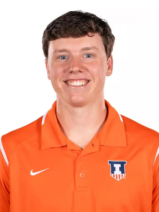 CHAMPAIGN, IL - September 26, 2023 - Illinois Right Handed Pitcher Will Lavin (#41) Headshot taken during 2023-2024 Production Day at Susan and Clint Atkins Baseball Training Center in Champaign, IL. Photo By Kevin Snyder