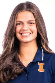 Champaign, IL - October 02, 2024 - Illinois Distance Runner Ashleigh Anderson headshot taken during 2024 Fall Staff Headshot Day at Bielfeldt Athletic Administration Building in Champaign, IL. (Photo By Kevin Snyder/Illinois Athletics)