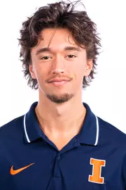 Champaign, IL - October 02, 2024 - Illinois Distance Runner Kyle Clark headshot taken during 2024 Fall Staff Headshot Day at Bielfeldt Athletic Administration Building in Champaign, IL. (Photo By Kevin Snyder/Illinois Athletics)