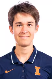 Champaign, IL - October 02, 2024 - Illinois Distance Runner Paul Lannuzel headshot taken during 2024 Fall Staff Headshot Day at Bielfeldt Athletic Administration Building in Champaign, IL. (Photo By Kevin Snyder/Illinois Athletics)