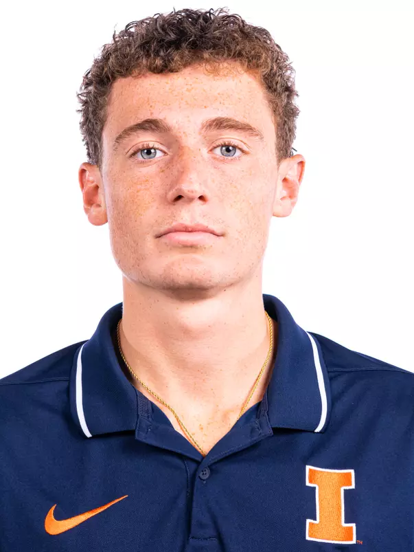 Champaign, IL - October 02, 2024 - Illinois Distance Runner Anthony Maida headshot taken during 2024 Fall Staff Headshot Day at Bielfeldt Athletic Administration Building in Champaign, IL. (Photo By Kevin Snyder/Illinois Athletics)