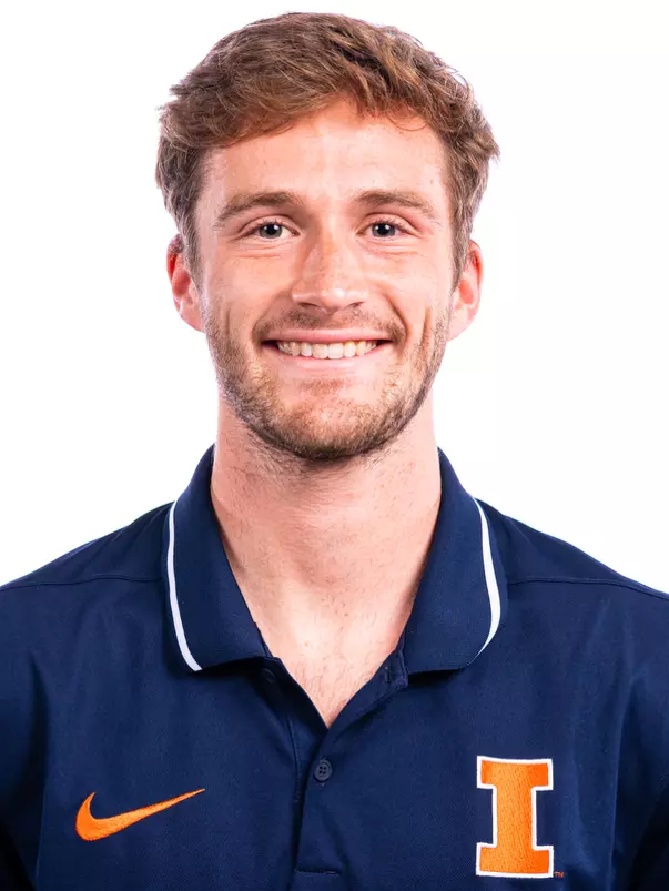 Champaign, IL - October 02, 2024 - Illinois Distance Runner Brady Masters headshot taken during 2024 Fall Staff Headshot Day at Bielfeldt Athletic Administration Building in Champaign, IL. (Photo By Kevin Snyder/Illinois Athletics)