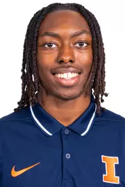 Champaign, IL - October 13, 2024 - Illinois Track and Field Athlete Malik Allen headshot taken during 2024-2025 Track and Field Production Day at Fighting Illini Center for Excellence in Champaign, IL. (Photo By Kevin Snyder/Illinois Athletics)