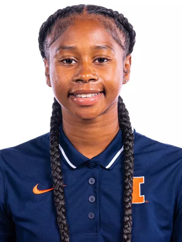 Champaign, IL - October 02, 2024 - Illinois Track and Field Athlete Kyla Barker headshot taken during 2024 Fall Staff Headshot Day at Bielfeldt Athletic Administration Building in Champaign, IL. (Photo By Kevin Snyder/Illinois Athletics)