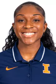 Champaign, IL - October 13, 2024 - Illinois Sprinter Azariyah Bryant headshot taken during 2024-2025 Track and Field Production Day at Fighting Illini Center for Excellence in Champaign, IL. (Photo By Kevin Snyder/Illinois Athletics)
