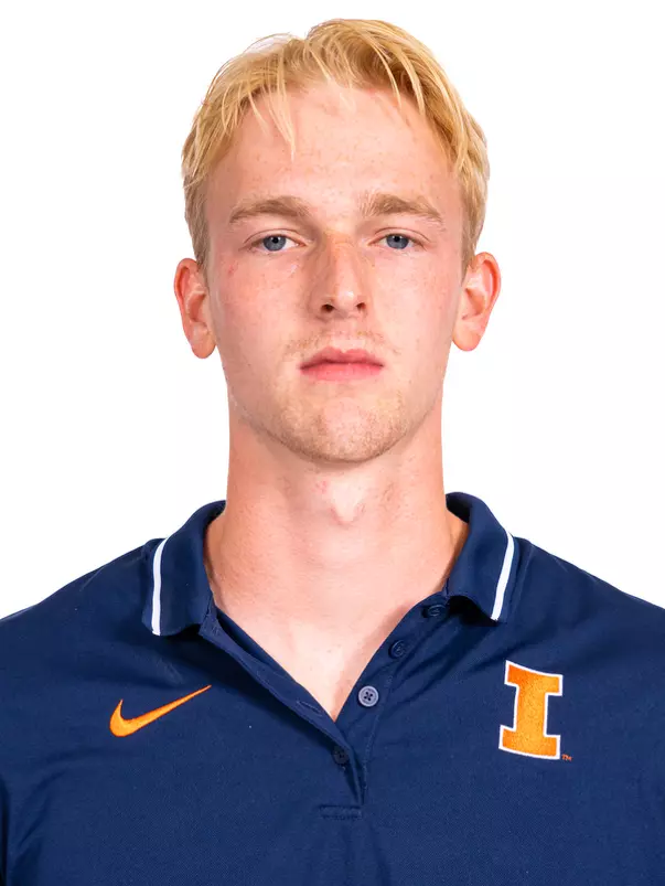 Champaign, IL - October 13, 2024 - Illinois Decathlon Athlete Jip DeGreef headshot taken during 2024-2025 Track and Field Production Day at Fighting Illini Center for Excellence in Champaign, IL. (Photo By Kevin Snyder/Illinois Athletics)