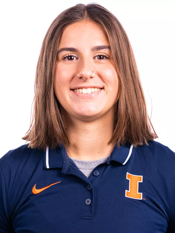 Champaign, IL - October 02, 2024 - Illinois Thrower Faith Deering headshot taken during 2024 Fall Staff Headshot Day at Bielfeldt Athletic Administration Building in Champaign, IL. (Photo By Kevin Snyder/Illinois Athletics)