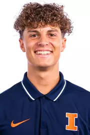 Champaign, IL - October 02, 2024 - Illinois Pole Vaulter Zachary Galvicius headshot taken during 2024 Fall Staff Headshot Day at Bielfeldt Athletic Administration Building in Champaign, IL. (Photo By Kevin Snyder/Illinois Athletics)