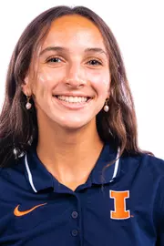 Champaign, IL - October 02, 2024 - Illinois Distance Runner Halle Hill headshot taken during 2024 Fall Staff Headshot Day at Bielfeldt Athletic Administration Building in Champaign, IL. (Photo By Kevin Snyder/Illinois Athletics)