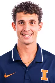 Champaign, IL - October 02, 2024 - Illinois Distance Runner Will Merrick headshot taken during 2024 Fall Staff Headshot Day at Bielfeldt Athletic Administration Building in Champaign, IL. (Photo By Kevin Snyder/Illinois Athletics)