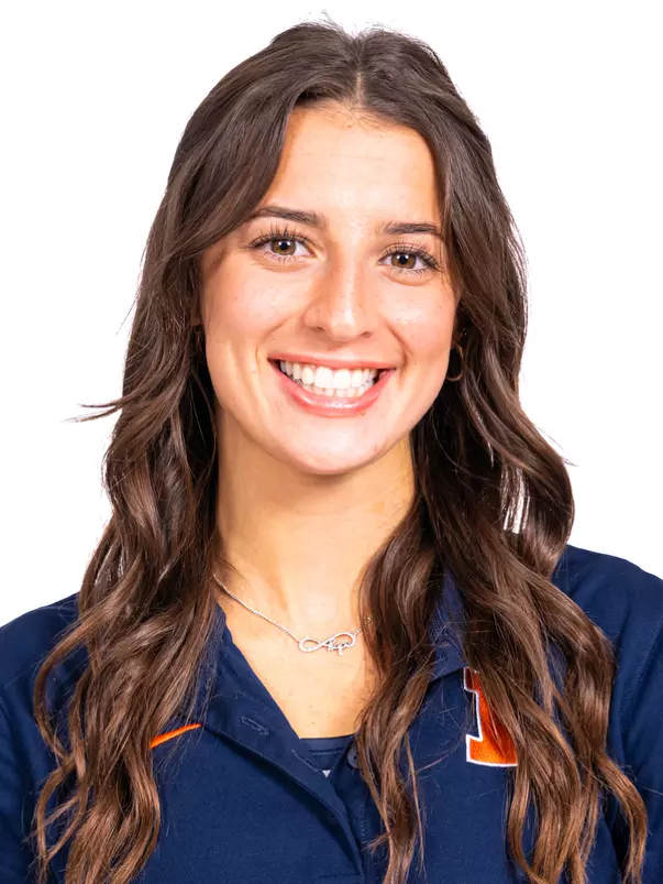 Champaign, IL - October 13, 2024 - Illinois Pole Vaulter Mia Morello headshot taken during 2024-2025 Track and Field Production Day at Fighting Illini Center for Excellence in Champaign, IL. (Photo By Kevin Snyder/Illinois Athletics)