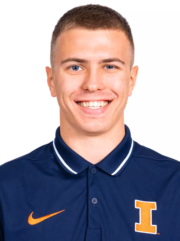 Champaign, IL - October 13, 2024 - Illinois Jumper Viktor Morozov headshot taken during 2024-2025 Track and Field Production Day at Fighting Illini Center for Excellence in Champaign, IL. (Photo By Kevin Snyder/Illinois Athletics)