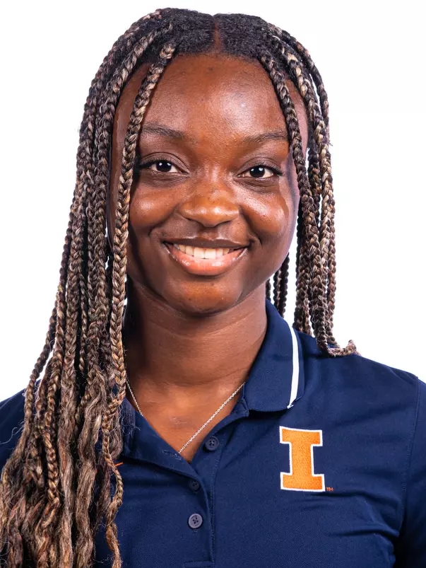 Champaign, IL - October 02, 2024 - Illinois Sprinter Ashley Oliver headshot taken during 2024 Fall Staff Headshot Day at Bielfeldt Athletic Administration Building in Champaign, IL. (Photo By Kevin Snyder/Illinois Athletics)