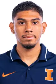 Champaign, IL - October 02, 2024 - Illinois Hurdler and Sprinter Alex Ornelas headshot taken during 2024 Fall Staff Headshot Day at Bielfeldt Athletic Administration Building in Champaign, IL. (Photo By Kevin Snyder/Illinois Athletics)