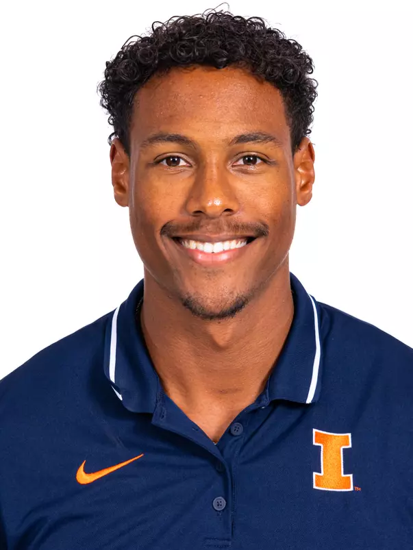 Champaign, IL - October 13, 2024 - Illinois Decathlon Athlete Rafael Raap headshot taken during 2024-2025 Track and Field Production Day at Fighting Illini Center for Excellence in Champaign, IL. (Photo By Kevin Snyder/Illinois Athletics)