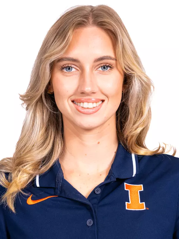 Champaign, IL - October 13, 2024 - Illinois Jumper Bara Sajdokova headshot taken during 2024-2025 Track and Field Production Day at Fighting Illini Center for Excellence in Champaign, IL. (Photo By Kevin Snyder/Illinois Athletics)
